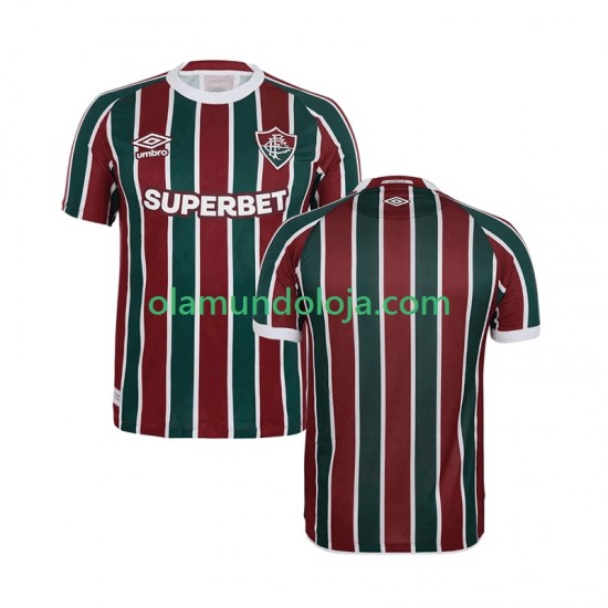 Camisola Fluminense Homem Equipamento Primeiro 2025-2026 Manga Curta